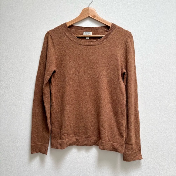 J. Crew Factory Sweaters - J. Crew Factory Brown Wool Blend Teddie Sweater